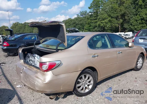 2004 Lexus Es 330 from USA, damaged, VIN JTHBA30GX45029310